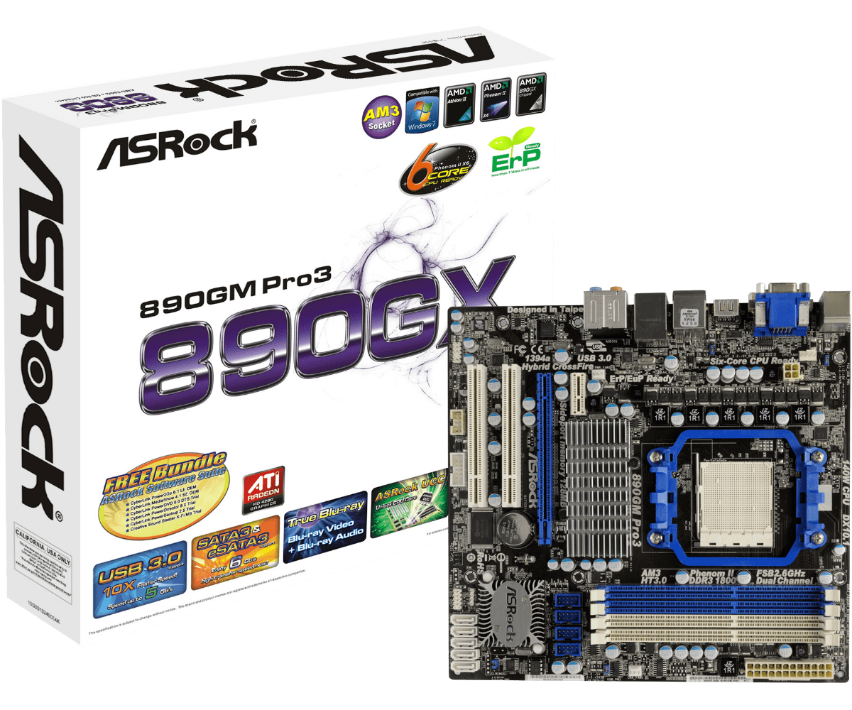 Asrock 890gm pro3 не стартует